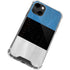 Estonia Flag Distressed iPhone 14 Clear Case